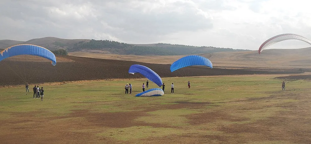Paragliding in Algeria in Mediterranean Coast, Algeria