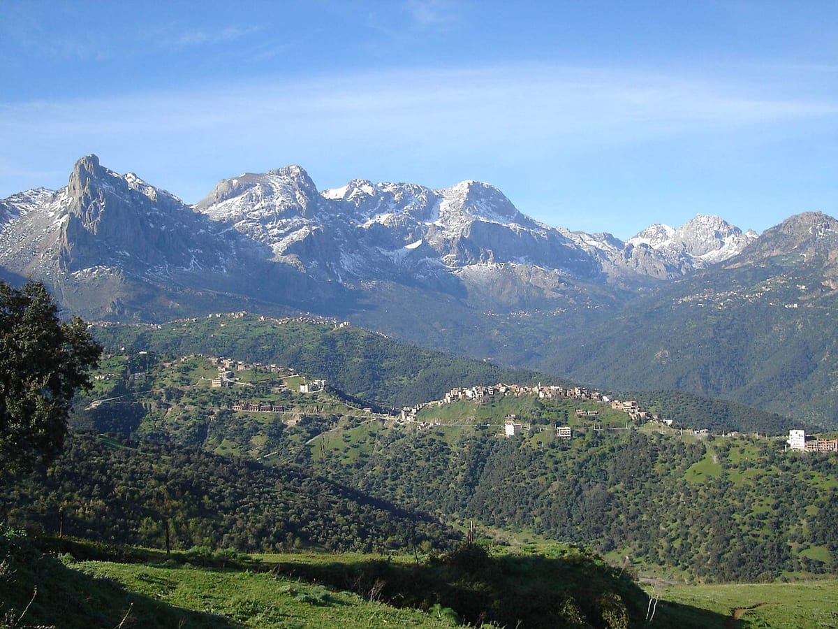 Montanhas Kabylie e cultura berbere